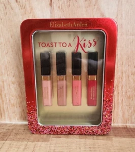 Mini conjunto de brillo de labios Elizabeth Arden Toast To A Kiss lápiz labial cosméticos decorativos - Imagen 1 de 3