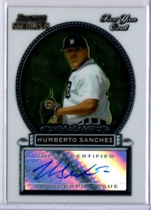 2005 Bowman Sterling Baseball Humberto Sanchez ROOKIE AUTO TIGERS