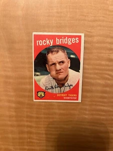 1959 TOPPS BASEBALL #318 PONTI ROCCIOSI!! SPEDIZIONE 1€!! - Foto 1 di 2