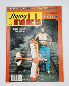 Flying Models Magazine Vintage December 1976 Vol 79 #475 WWII Dewoitine