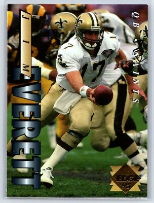 1995 Collector's Edge Jim Everett Gold Logo Parallel New Orleans Saints #138 - Image 1 of 2