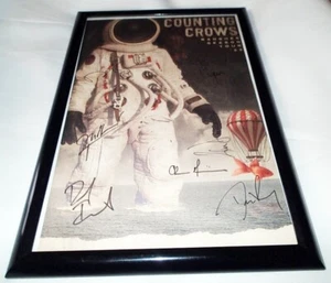 Counting Crows Autographed Tour Poster Limited Vip Gift Signed - Picture 1 of 3
