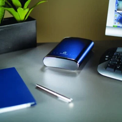 COLLECTIBEL Iomega eGo 1TB USB2 Desktop External Hard Drive 34268 Midnight Blue) - Image 1 of 3