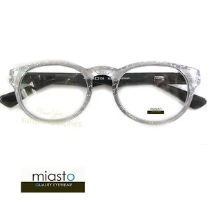 (2 PARES) GAFAS DE LECTURA REDONDAS PREPPY "BIFOCALES" MIASTO + 3,00 BLANCO NEGRO ~ TAIWÁN - Imagen 1 de 4