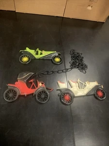 Vintage Wanddeko aus handgegossenem Metall (antike Autos) 3 Stück - Bild 1 von 1