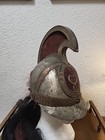  Dragonerhelm Albanien Raupenhelm mit schwarzem und roten Rosshaar 