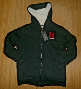 Tommy Hilfiger Jungen LRG 16-18 KAPUZENSWEATSHIRT ~ SCHWARZ ~ NEU MIT ETIKETT - Bild 1 von 4