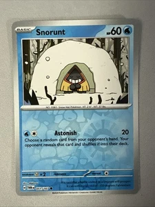 Pokemon TCG * SV Twilight Masquerade * 51/167 Snorunt REVERSE HOLO Common * NM - Picture 1 of 4
