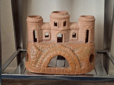 Acuario de colección de la década de 1890 muy raro castillo de terracota de 8 libras 12,5" de ancho 9" de alto Foto 1 de 4