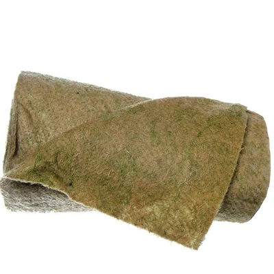 Hanging Basket Liner Planter  Window Boxes Plan Pot Flower Trough Green Natural - Image 1 of 2