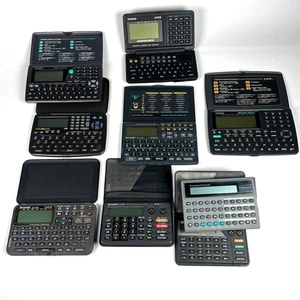 Paquete x10 Calculadora Organizadora Portátil Bolsillo Sharp ZQ EL, Casio SF - Imagen 1 de 7