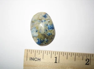 27mm x 19mm UTLRA RARE POLISHED SCORZALITE CRYSTAL STONE CABOCHON NH, USA ~ 5.9g - Picture 1 of 10
