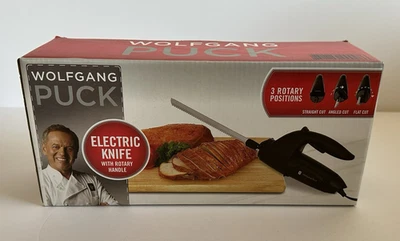 Cuchillo Eléctrico Wolfgang Puck 3 Posiciones Giratorias Mango CCEKF015 Nuevo Foto 1 de 4