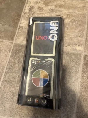 UNO MOD Card Game By Mattel Black Case - Rare - 2009 - New Sealed Package!! - Image 1 of 2