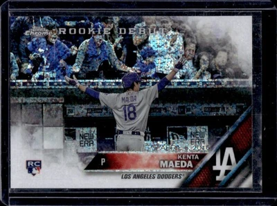 2016 Topps Chrome Update Kenta Maeda RC Rookie #HMT7 Dodgers - Image 1 of 2