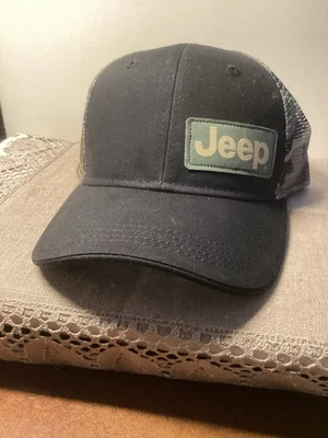 Sombrero de camionero negro Jeep Woodland camafeo malla trasera talla única con licencia oficial nuevo Foto 1 de 4