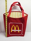 VINTAGE 80s MCDONALDS FRENCH FRY CANVAS TOTE LUNCH BAG MCD