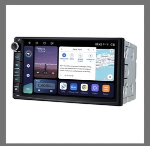 JOYING 7 Inch Double Din Car Stereo Android 12 Touch Screen Car Radio 4GB+64GB  - Picture 1 of 5