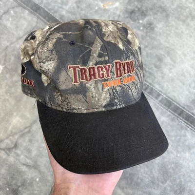 复古 90 年代 Y2K Tracy Byrd 乡村音乐 Mossy Oak 迷彩帽子 — 第 1/4 张图片