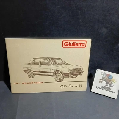 Libretto uso e manutenzione Alfa Romeo Giulietta italiano originale 1983 - Immagine 1 di 4
