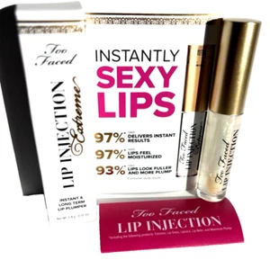 TOO FACED Lip Injection Extreme Plumper Long Lasting Serum 0.10 fl oz NEW NIB - Picture 1 of 2