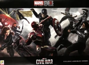 Póster original de la película promocional de Marvel's Capitán América Civil War SDCC 2018 como nuevo - Imagen 1 de 1
