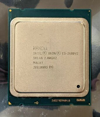 SR1A6 INTEL XEON PROCESSOR E5-2680V2 10 CORE 2.8 GHz 25M 8 GT/s 115W LGA2011 CPU - Image 1 of 3