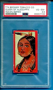 Booker Indian Series 1905 T74 - Reina de Alequipa Psa 4.5 (Pop 1 - 1 Superior) - Imagen 1 de 2