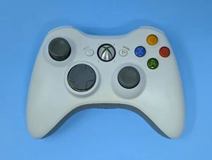 Genuine OEM Xbox 360 Wireless Controller White - Picture 1 of 2