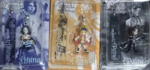 Final Fantasy X-2 FF10-2 Original Correa Porta llaves Yuna Rikku Paine Juego de 3 - Imagen 1 de 1