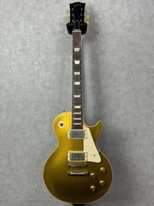Gibson Custom Shop Standard Historic 57 Les Paul Reissue Gold Top Dark Back VOS - Picture 1 of 11