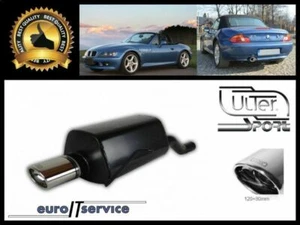 EXHAUST SPORT MUFFLER For BMW Z3 1995-1997 1998 1999 2000 2001 2002 TIP 120x80 - Picture 1 of 1