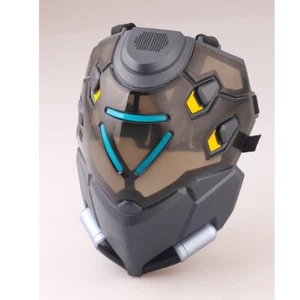 Overwatch OW Ana Cosplay Props FRP LED Light Mask Cosplay Helmet Gift Handmade - Bild 1 von 10