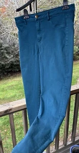 AE American Eagle Damen Sky High Skinny Jegging türkis blau grün Größe 10 - Bild 1 von 19