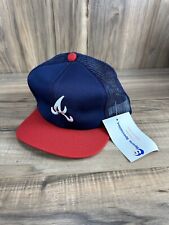 Vintage Atlanta Braves Hat Youth Adjustable 90s Baseball Snapback Mesh Cap NWT