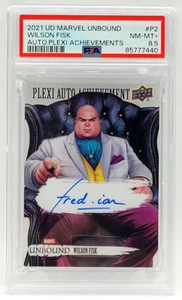 Marvel Unbound Wilson Fisk Kingpin 2022 PSA 8,5 Fred Ian logro plexi automático - Imagen 1 de 2