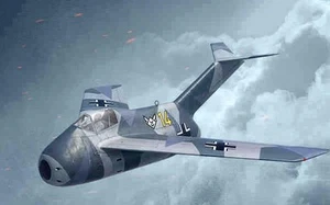 Focke-Wulf Ta-183 Huckebein Jet-Powered Airplane Model Replica Big Free Shipping - Picture 1 of 1