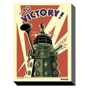 Doctor Who Victory Canvas Wall Art 60x80cm Bedroom Home Print Decor Licensed - Picture 1 of 1