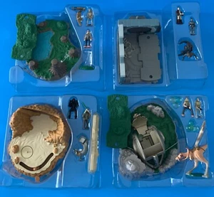 STAR WARS MICRO MACHINES ACTION FLEET MINI SCENE LOT #1 #2 #3 #4 LOOSE COMPLETE - Picture 1 of 5