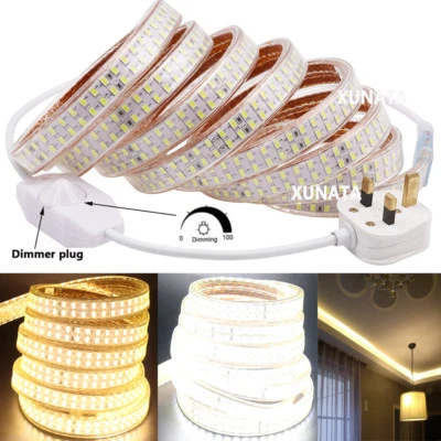 LED Strip AC 220V 240V IP67 Waterproof 5730 SMD 240leds/m Commercial Light Rope - Image 1 of 4