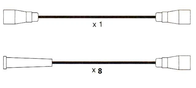 TVR 420, V8 4.2 Formula Power Original 10mm Race Performance Allumage Câble Set Foto 1 de 1