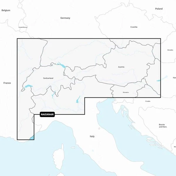 Navionics+ Plus EU066R Regular Alpen, Schweiz, Österreich, Nord Italien (Alpine, - Bild 1 von 1