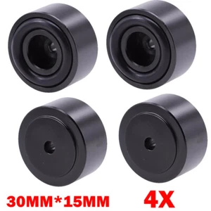 4PC Black Amplifier Feet HIFI Turntable Feet Audio Speaker Isolation Feet Pads - Picture 1 of 8