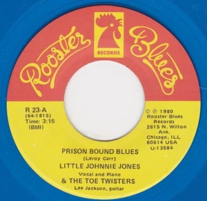 LITTLE JOHNNIE JONES "PRISON BOUND BLUES"/"DON'T YOU LIE TO ME"ROOSTER BLUES-M- - Imagen 1 de 3