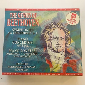 The Genius of Beethoven - Symphonies 6+8/Concertos 3+4/Sonatas 8,14,23 (3 x CD) - Picture 1 of 2