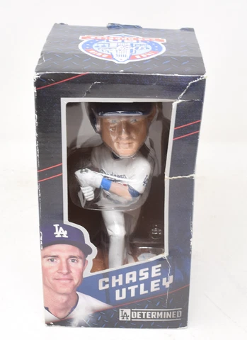 La Dodgers Bobblehead SGA Chase Utley 2018  New in Box worn from storage Cover
