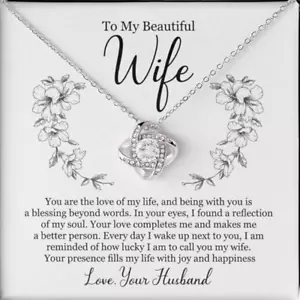 Jewelry To My Wife - Forever Love Necklace, Gift for her, Gift For Wife Romantic - Picture 1 of 5