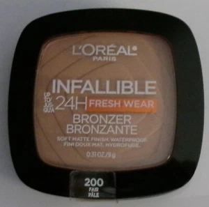L'Oreal Paris Infallible Fresh Wear Soft Matte Longwear Bronzer-Shade-Fair NEW - Picture 1 of 2