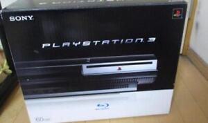 SONY PS 3 PS3 PlayStation Japan Video Game Console System 60GB Black open box