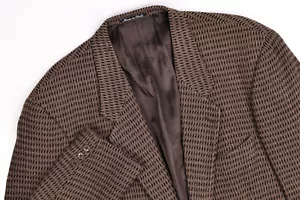 VTG MANI by Giorgio Armani Men’s 44R Wool Diamond Blazer Sport Coat - Picture 1 of 15